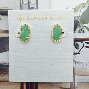 Kendra Scott gold stud earrings